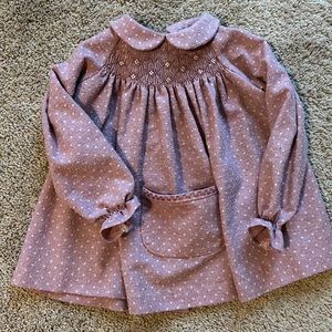 Warm long sleeve dress with bloomers